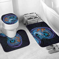 Personalised Blue Marlin Fishing New Zealand Bathroom Set NZ Kiwi Cowboy Born To Fish LT14 Mat Set Only (3 pcs) One Size Purple - Polynesian Pride