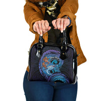 Personalised Blue Marlin Fishing New Zealand Shoulder Handbag NZ Kiwi Cowboy Born To Fish LT14 One Size Purple - Polynesian Pride