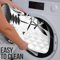 Japan And Hawaii Bathroom Set Sakura Koi Fish Hawaiian Lei Kanaka - Polynesian Pride