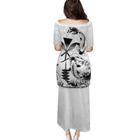 Japan And Hawaii Puletasi Sakura Koi Fish Hawaiian Lei Kanaka - Polynesian Pride