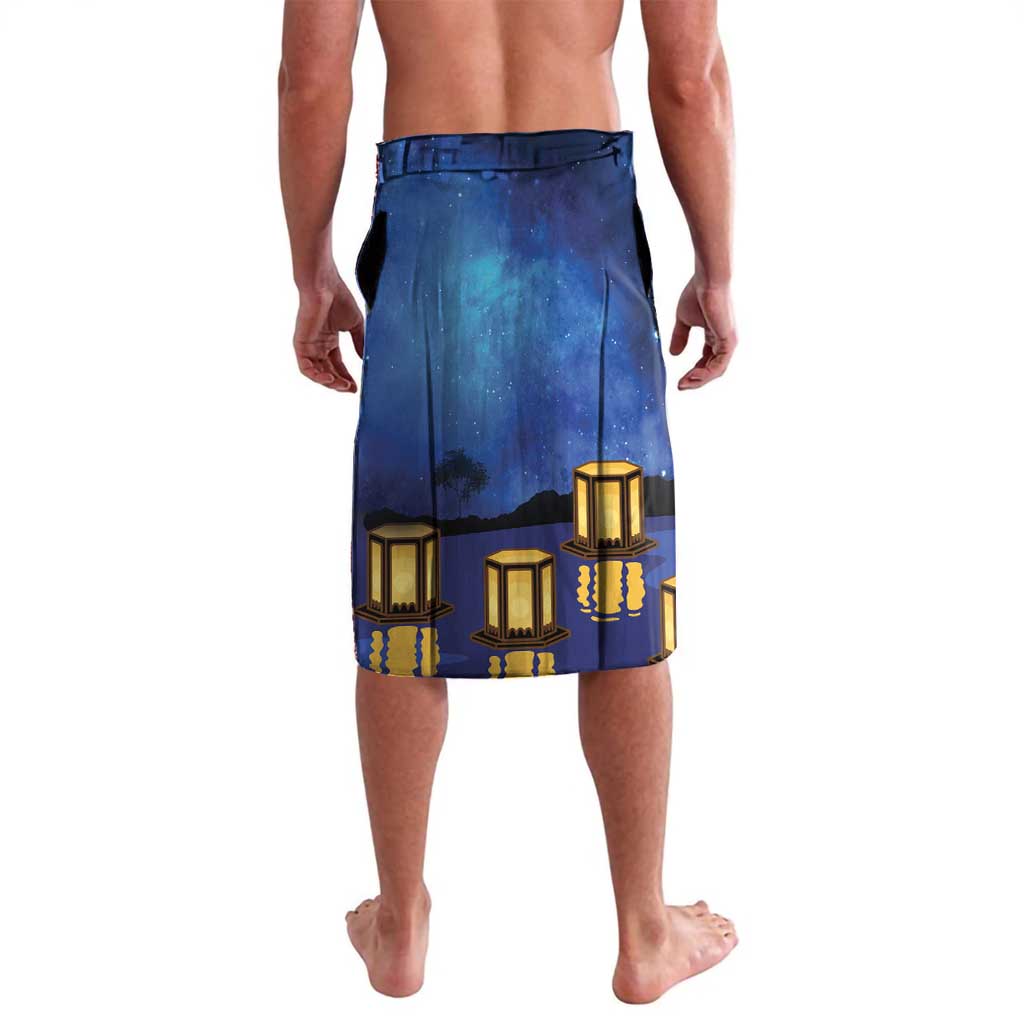 Japan Obon Festival Lavalava Sakura Lanterns With Bon Dance - Polynesian Pride