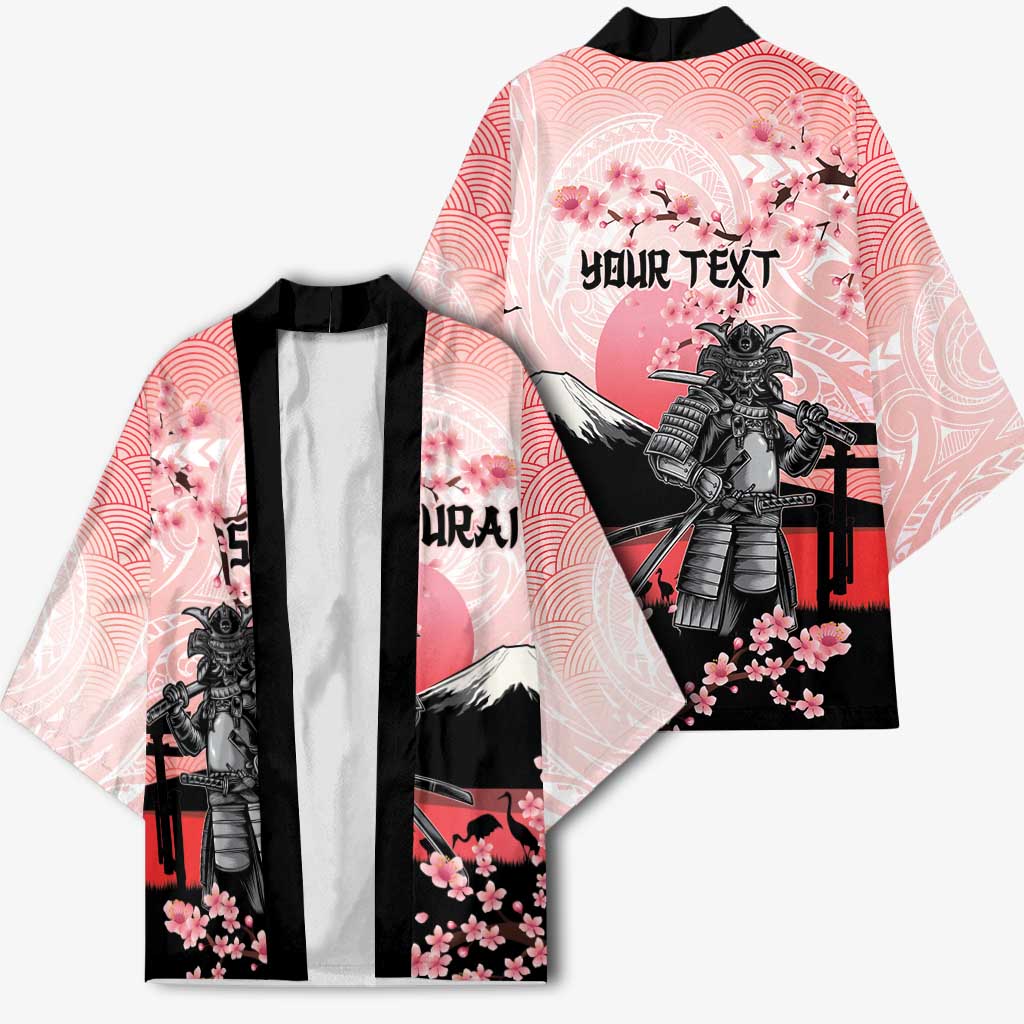 Personalised Japan Samurai Warrior Kimono Japanese Cherry Blossom Polynesian Pattern LT14 - Polynesian Pride