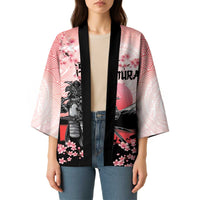 Personalised Japan Samurai Warrior Kimono Japanese Cherry Blossom Polynesian Pattern LT14 - Polynesian Pride