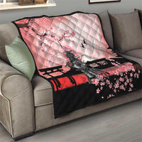 Personalised Japan Samurai Warrior Quilt Japanese Cherry Blossom Polynesian Pattern LT14 - Polynesian Pride