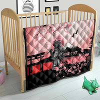 Personalised Japan Samurai Warrior Quilt Japanese Cherry Blossom Polynesian Pattern LT14 - Polynesian Pride