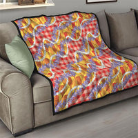Hawaii Kahili Palaka Motifs Quilt Hawaiian Honohono Pikake Lei