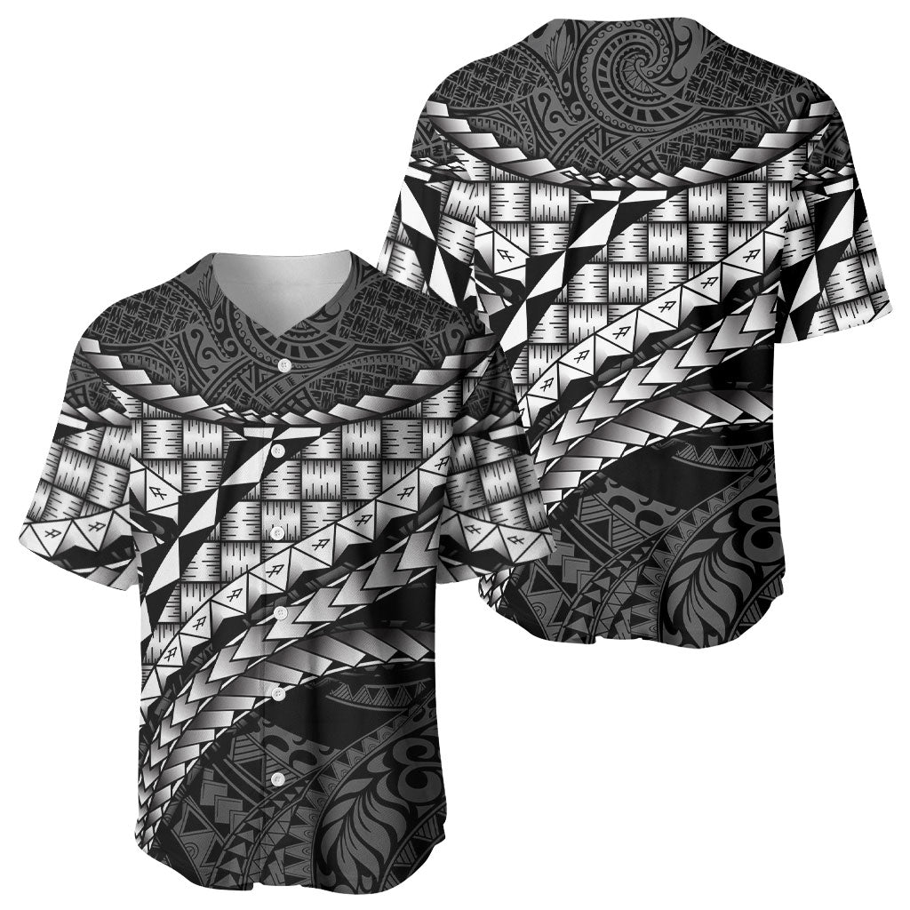 Hawaii Lauhala Tattoo Baseball Jersey Hawaiian Hala Leaf Weaving