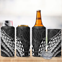 Hawaii Lauhala Tattoo 4 in 1 Can Cooler Tumbler Hawaiian Hala Leaf Weaving
