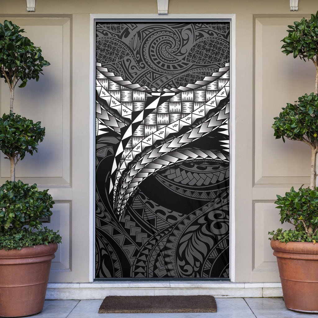 Hawaii Lauhala Tattoo Door Cover Hawaiian Hala Leaf Weaving