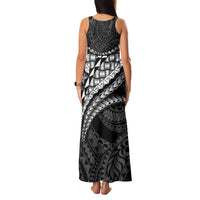 Hawaii Lauhala Tattoo Family Matching Tank Maxi Dress and Hawaiian Shirt Hawaiian Hala Leaf Weaving