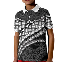 Hawaii Lauhala Tattoo Kid Polo Shirt Hawaiian Hala Leaf Weaving