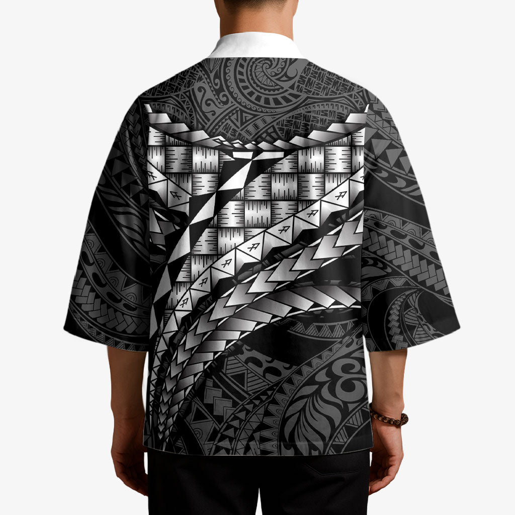 Hawaii Lauhala Tattoo Kimono Hawaiian Hala Leaf Weaving