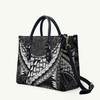 Hawaii Lauhala Tattoo Leather Bag Hawaiian Hala Leaf Weaving