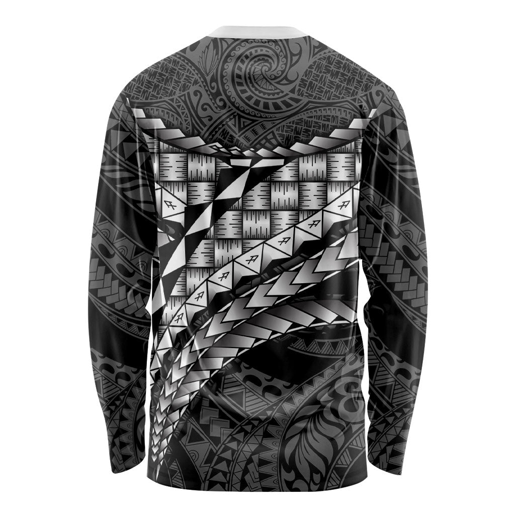 Hawaii Lauhala Tattoo Long Sleeve Shirt Hawaiian Hala Leaf Weaving