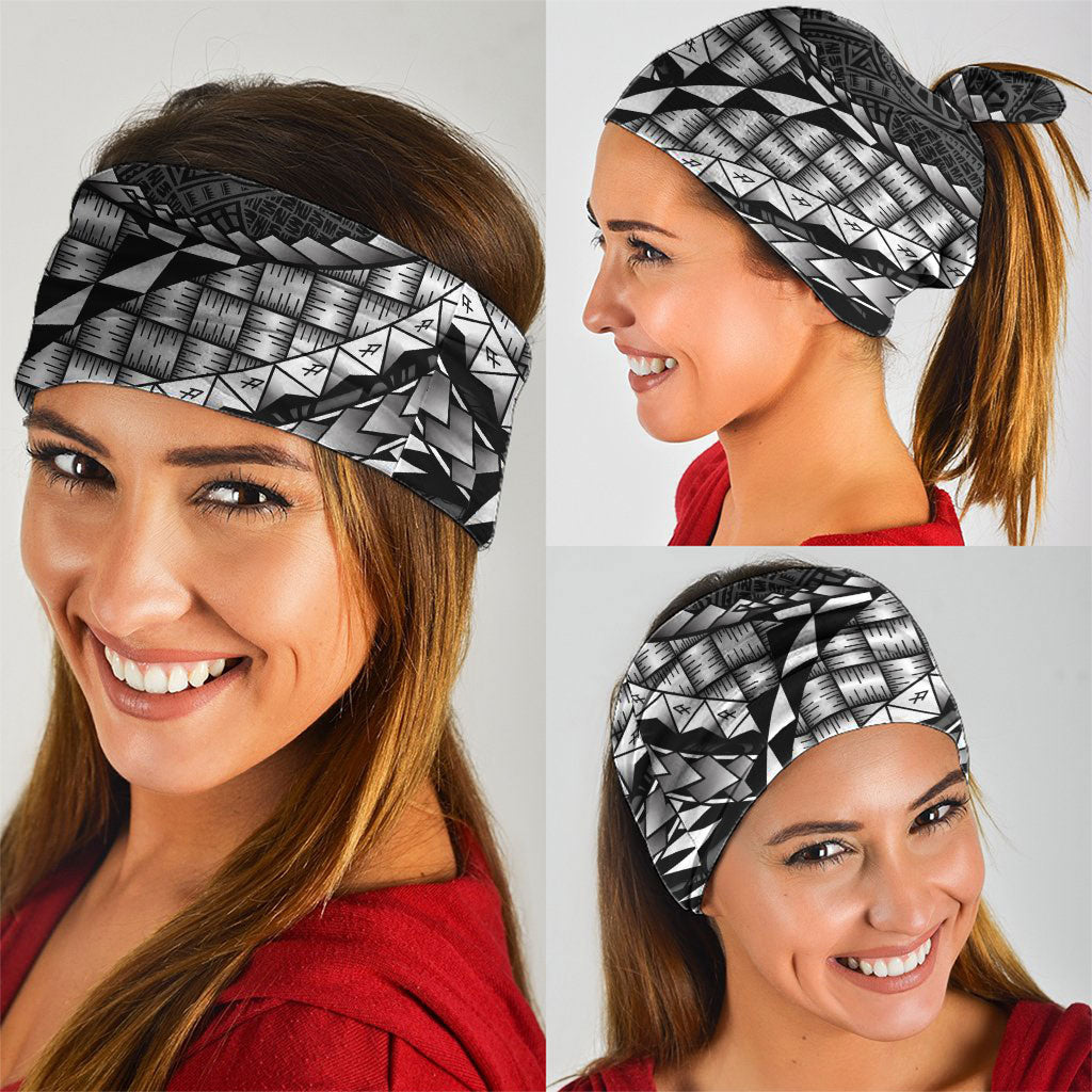 Hawaii Lauhala Tattoo Neck Gaiter Hawaiian Hala Leaf Weaving