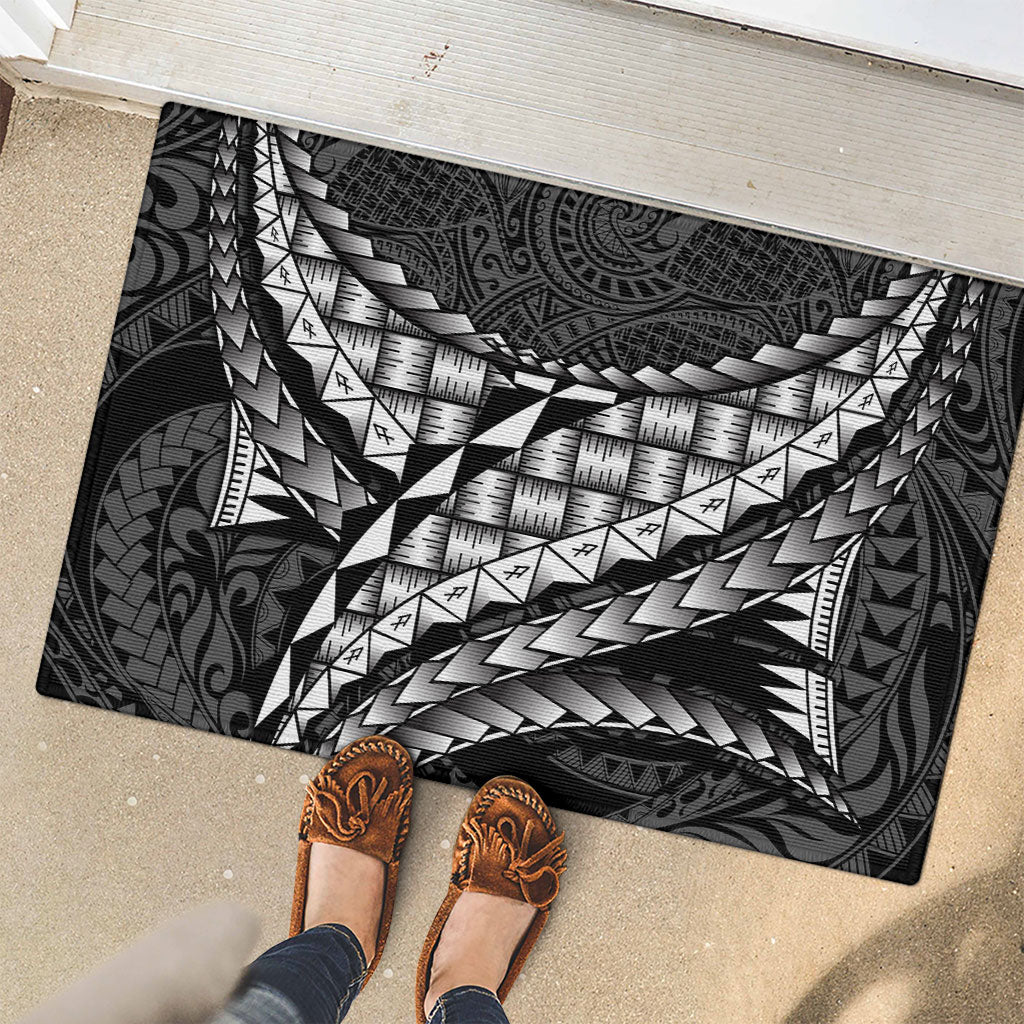 Hawaii Lauhala Tattoo Rubber Doormat Hawaiian Hala Leaf Weaving