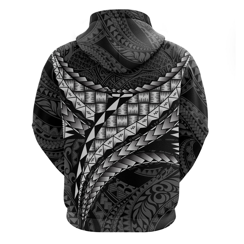Hawaii Lauhala Tattoo Zip Hoodie Hawaiian Hala Leaf Weaving