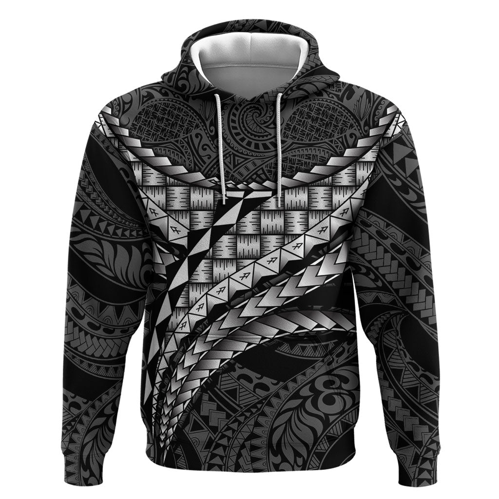 Hawaii Lauhala Tattoo Zip Hoodie Hawaiian Hala Leaf Weaving