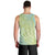 Baby Green Gradient Polynesia Men Tank Top Hawaiian Tribal Hammerhead Shark Tattoo