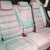 Baby Pink Gradient Polynesia Back Car Seat Cover Hawaiian Tribal Hammerhead Shark Tattoo