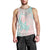 Baby Pink Gradient Polynesia Men Tank Top Hawaiian Tribal Hammerhead Shark Tattoo