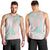 Baby Pink Gradient Polynesia Men Tank Top Hawaiian Tribal Hammerhead Shark Tattoo