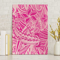 Beige Gradient Polynesia Canvas Wall Art Hawaiian Tribal Hammerhead Shark Tattoo