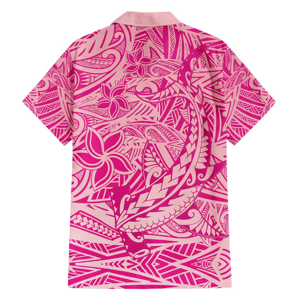 Beige Gradient Polynesia Family Matching Summer Maxi Dress and Hawaiian Shirt Hawaiian Tribal Hammerhead Shark Tattoo LT14 - Polynesian Pride