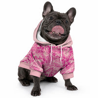 Beige Gradient Polynesia Pet Hoodie Hawaiian Tribal Hammerhead Shark Tattoo