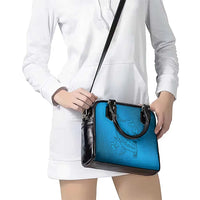 Blue Gradient Polynesia Shoulder Handbag Hawaiian Tribal Hammerhead Shark Tattoo LT14 - Polynesian Pride