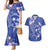 FSM Chuuk Constitution Day Couples Matching Mermaid Dress and Hawaiian Shirt Frangipani Flowers Polynesian Curves Style