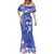 FSM Chuuk Constitution Day Mermaid Dress Frangipani Flowers Polynesian Curves Style