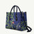 Personalized New Zealand Pukeko Christmas Leather Bag Meri Kirihimete Taniko Ponga Koru Blue - Polynesian Pride