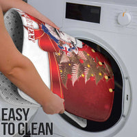 Personalized New Zealand Sheep Christmas Bathroom Set Hipi Meri Kirihimete Silver Fern Xmas Tree - Polynesian Pride