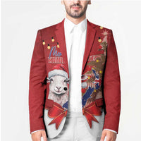 Personalized New Zealand Sheep Christmas Blazer Hipi Meri Kirihimete Silver Fern Xmas Tree LT14 - Polynesian Pride