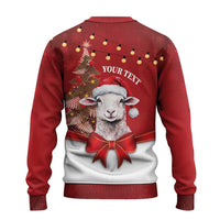 Personalized New Zealand Sheep Christmas Ugly Christmas Sweater Hipi Meri Kirihimete Silver Fern Xmas Tree LT14 - Polynesian Pride