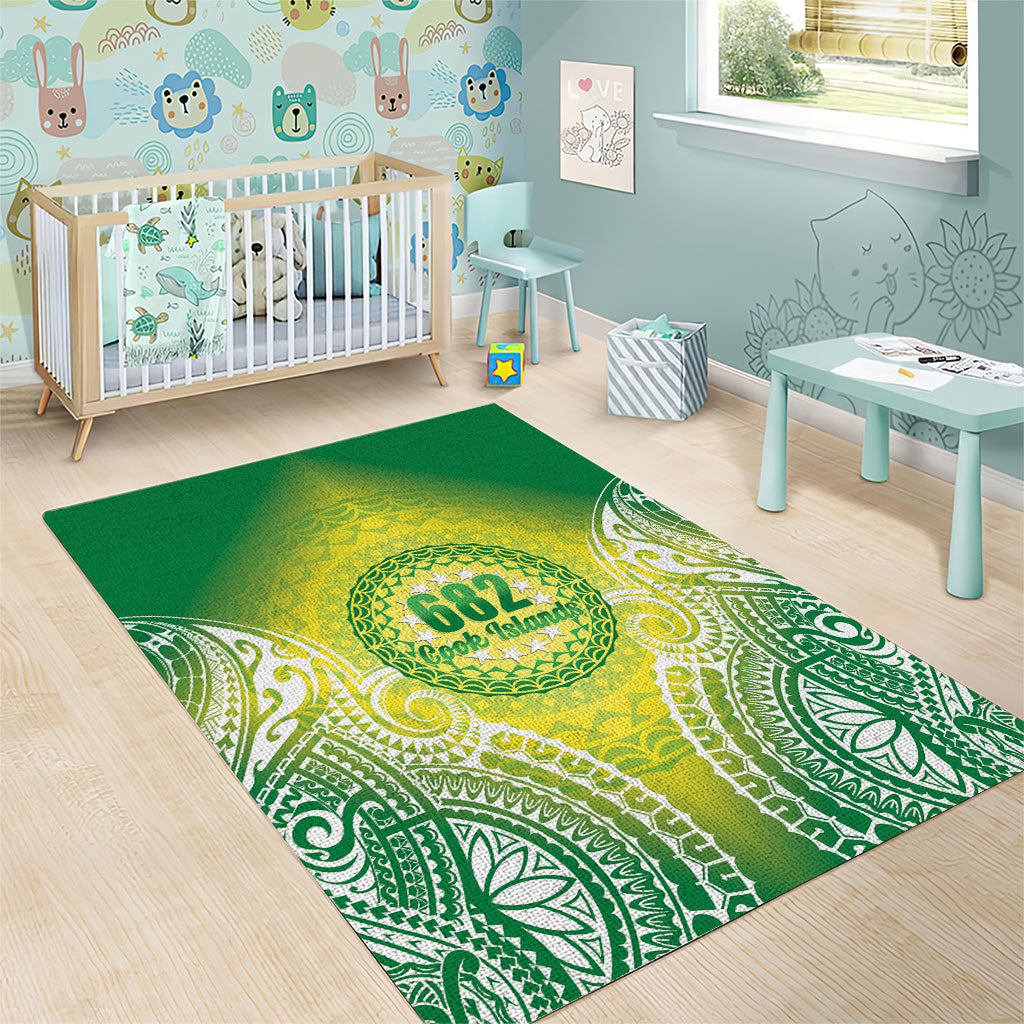 Cook Islands 682 Area Rug Kuki 'Airani Area Code Proud LT14 - Polynesian Pride