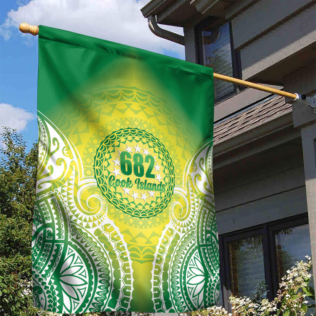 Cook Islands 682 Garden Flag Kuki 'Airani Area Code Proud LT14 - Polynesian Pride