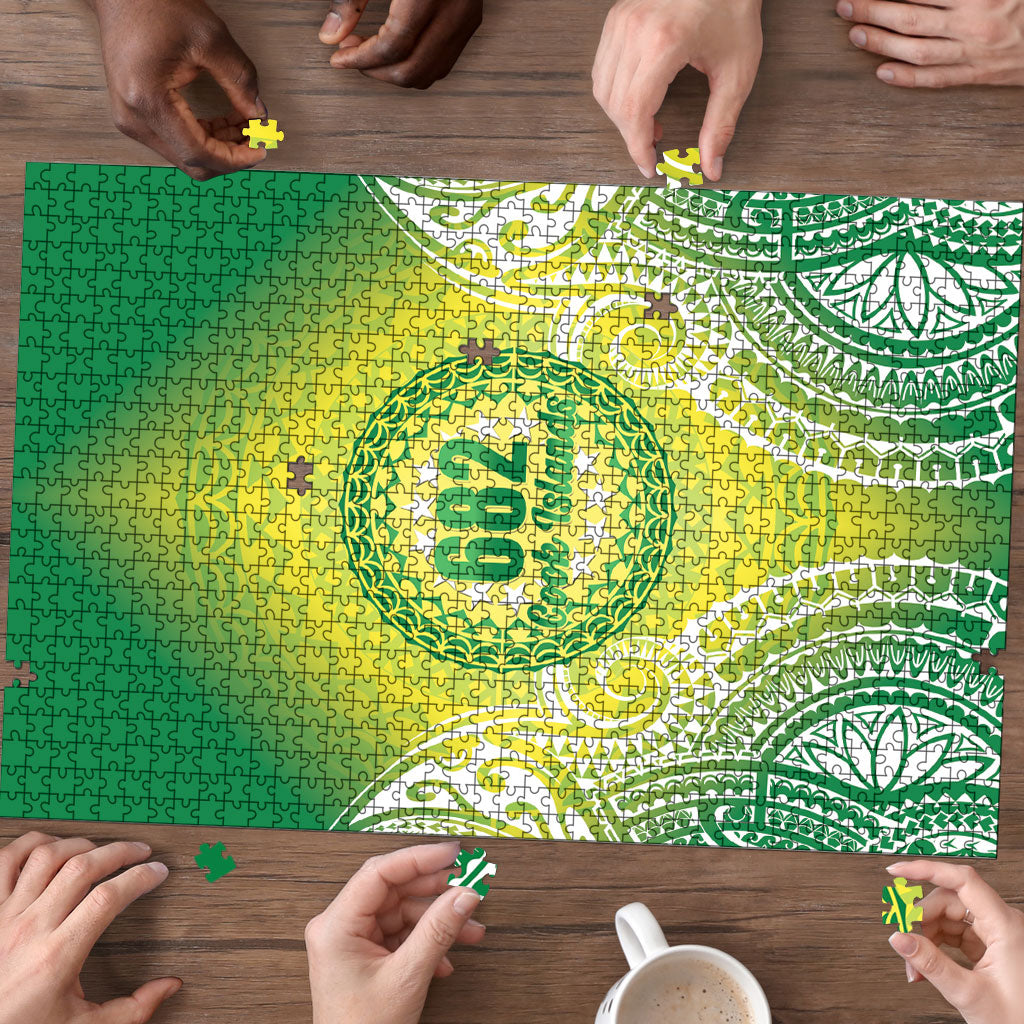 Cook Islands 682 Puzzle Kuki 'Airani Area Code Proud LT14 - Polynesian Pride