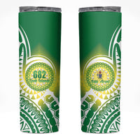 Cook Islands 682 Skinny Tumbler Kuki 'Airani Area Code Proud LT14 Green - Polynesian Pride