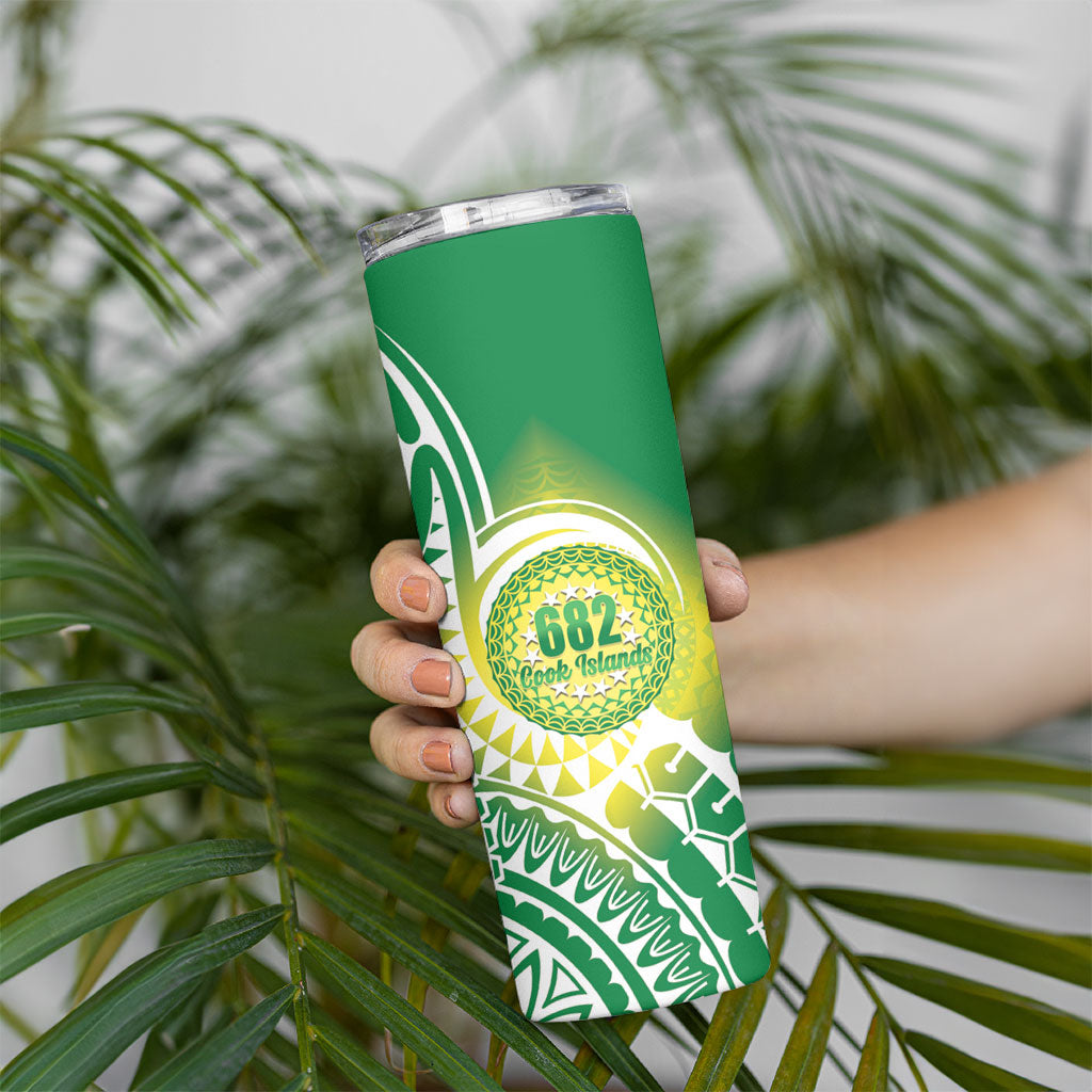 Cook Islands 682 Skinny Tumbler Kuki 'Airani Area Code Proud LT14 - Polynesian Pride
