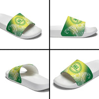 Cook Islands 682 Slide Sandals Kuki 'Airani Area Code Proud LT14 - Polynesian Pride