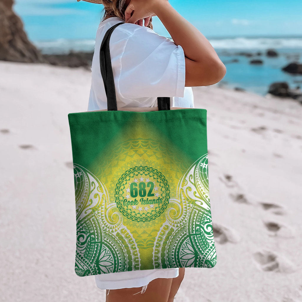 Cook Islands 682 Tote Bag Kuki 'Airani Area Code Proud LT14 - Polynesian Pride