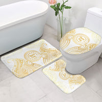 Cook Islands Gospel Day Bathroom Set Happy Nuku Day Tiare Maori Gold LT14 - Polynesian Pride