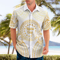 Cook Islands Gospel Day Hawaiian Shirt Happy Nuku Day Tiare Maori Gold LT14 - Polynesian Pride