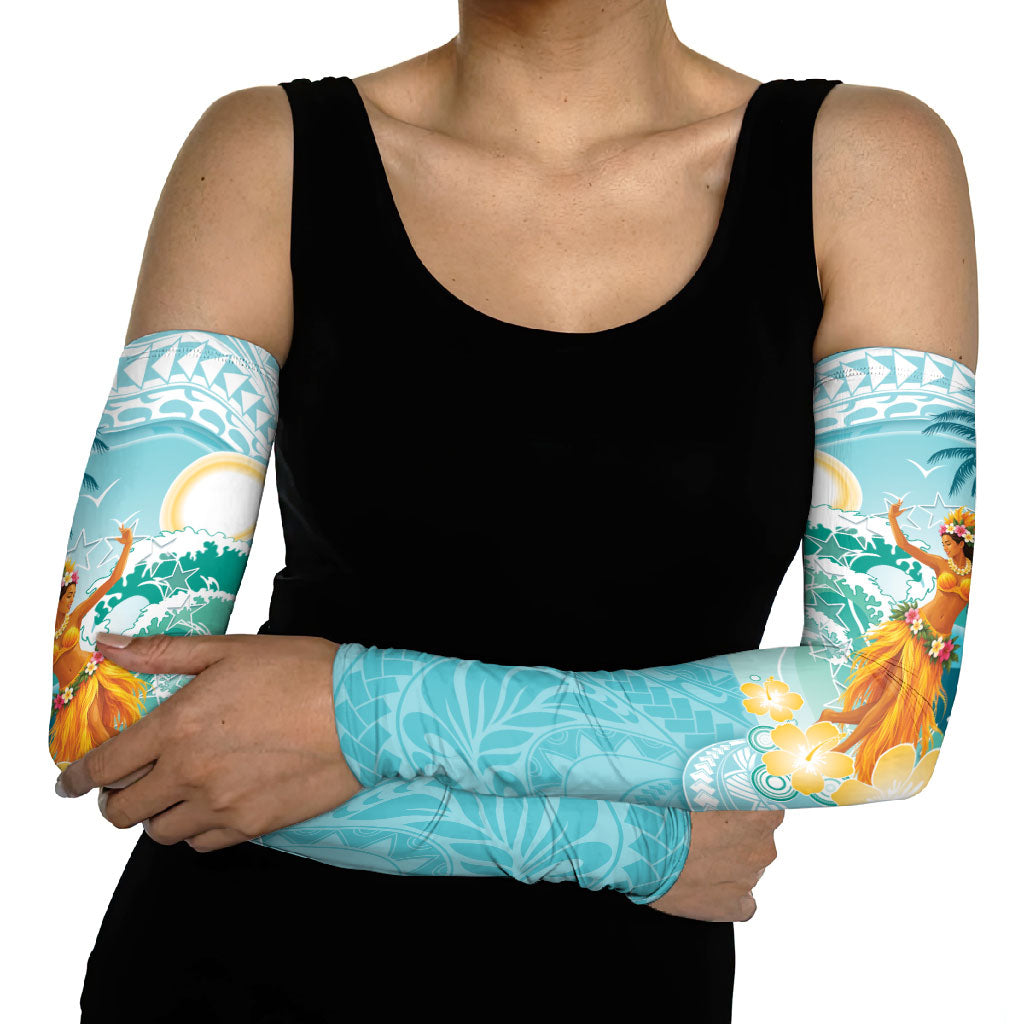 Ura Cook Islands Arm Sleeves Kuki 'Airani Traditional Dance Tropical Vibes LT14 - Polynesian Pride