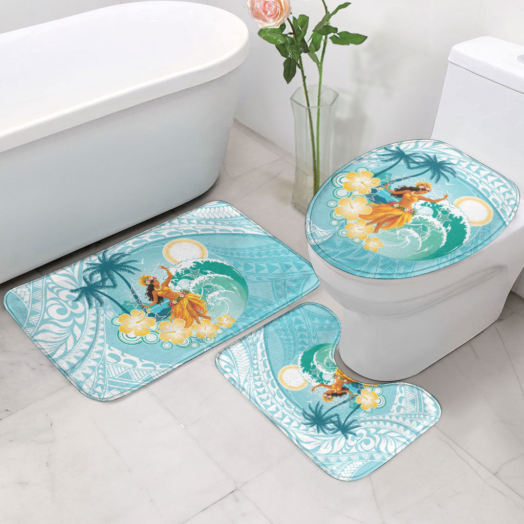 Ura Cook Islands Bathroom Set Kuki 'Airani Traditional Dance Tropical Vibes LT14 - Polynesian Pride