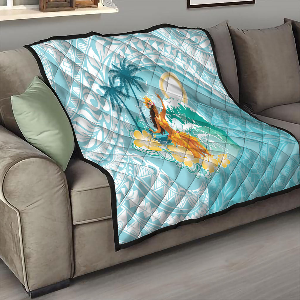 Ura Cook Islands Quilt Kuki 'Airani Traditional Dance Tropical Vibes LT14 - Polynesian Pride