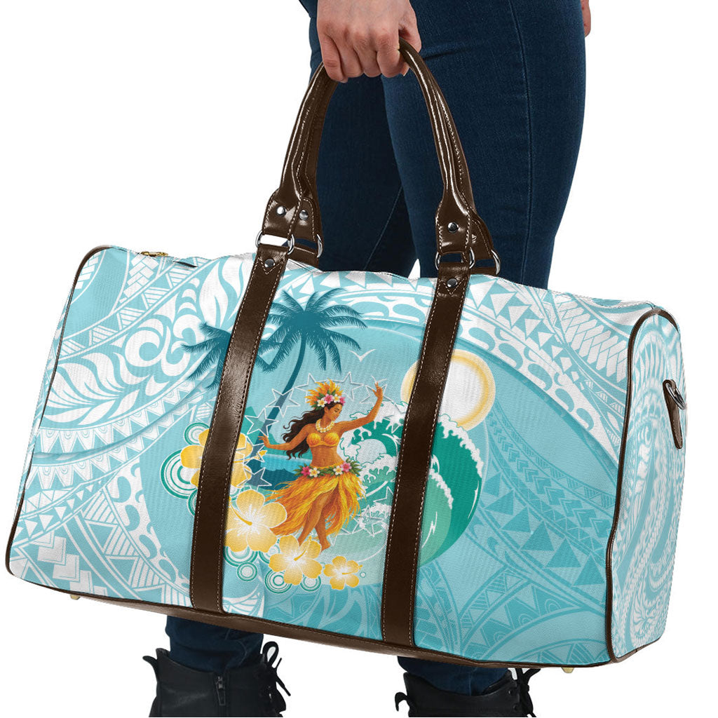Ura Cook Islands Travel Bag Kuki 'Airani Traditional Dance Tropical Vibes LT14 - Polynesian Pride