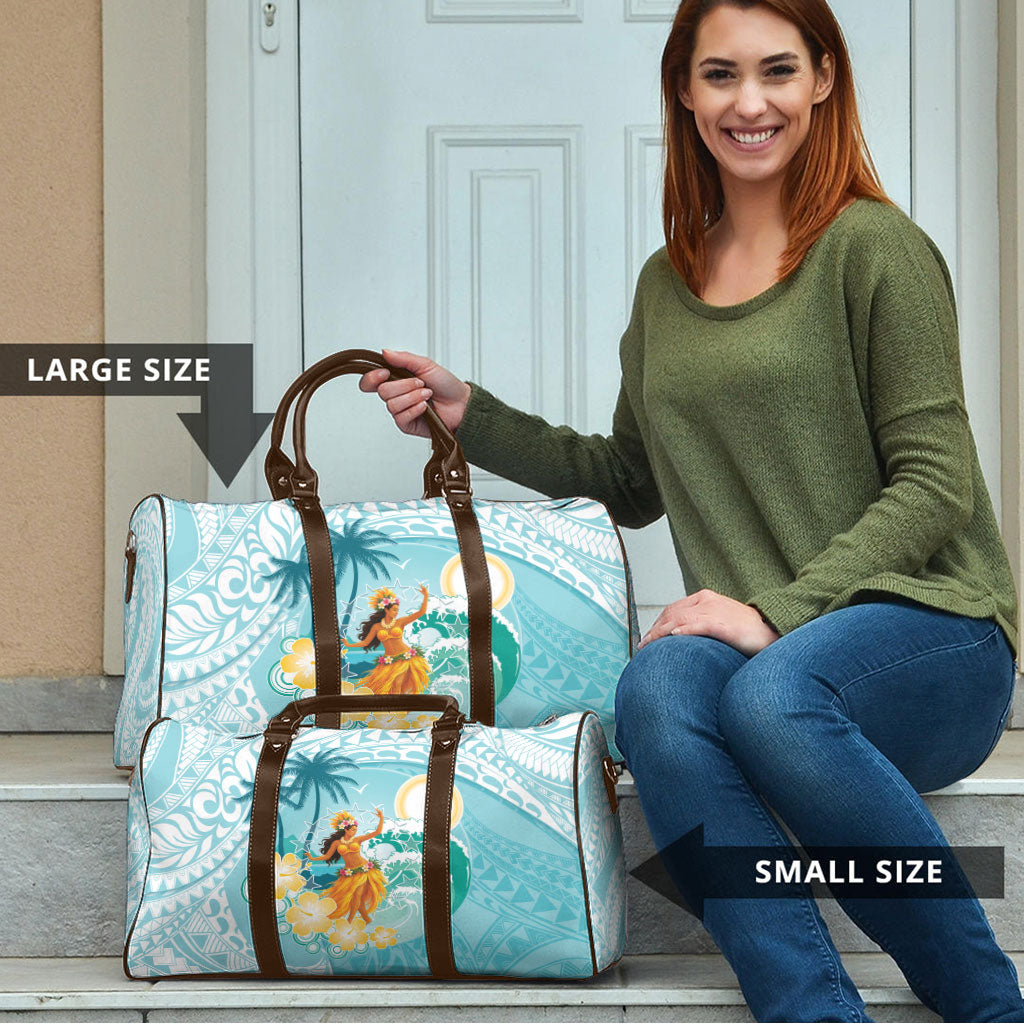 Ura Cook Islands Travel Bag Kuki 'Airani Traditional Dance Tropical Vibes LT14 - Polynesian Pride